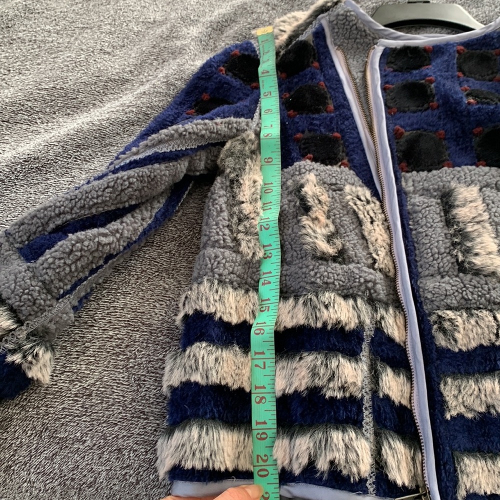 Fur and wool coat - Picture 7 of 9